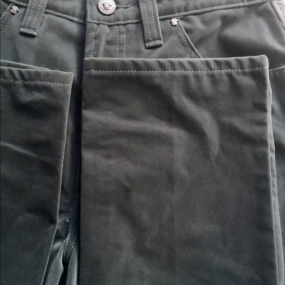 Vintage Versace Velvet Jeans NWOT + Bag IT 30 Never Worn (Frame for Exposure) - Picture 12 of 12